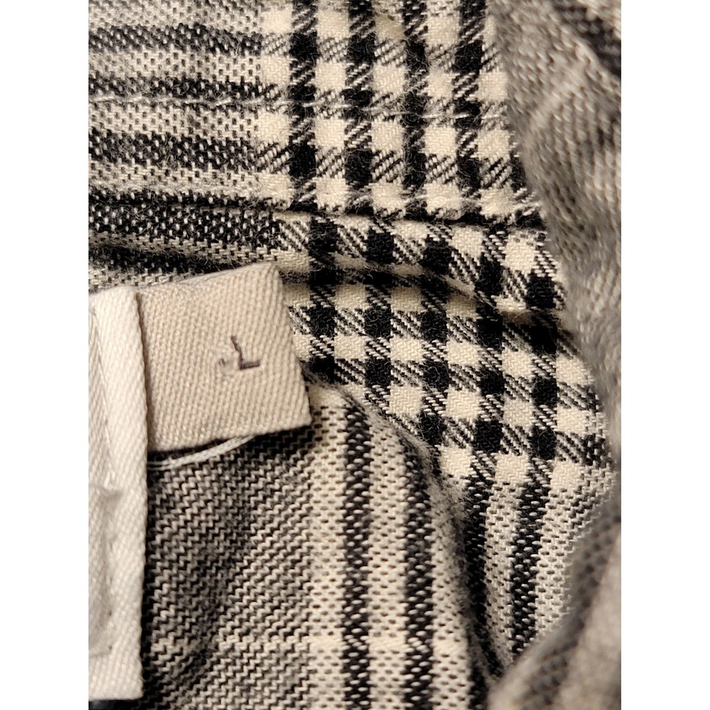 Goodfellow & Co Mens Gray‎ Plaid Button Down Shirt Long Sleeve Size L - Picture 6 of 7